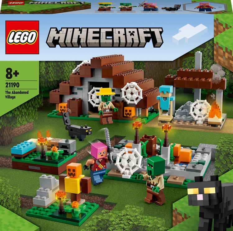 Konstruktor LEGO Minecraft Mahajäetud küla 21190