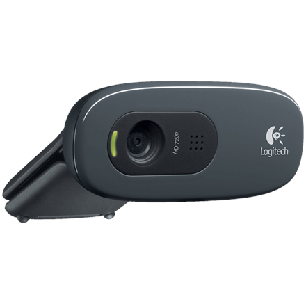 Интернет-камера Logitech C270, черный, CMOS