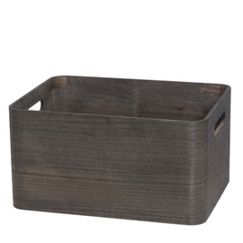 Hoiukast, esemete hoidmiseks 4Living, must, 24.5 x 32 x 16.5 cm