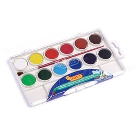 Dažai akvarelė Jovi 12 colors, įvairių spalvų