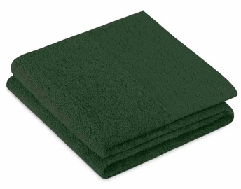 Полотенце для ванной AmeliaHome Flos, зеленый, 70 x 130 cm, 1 шт.