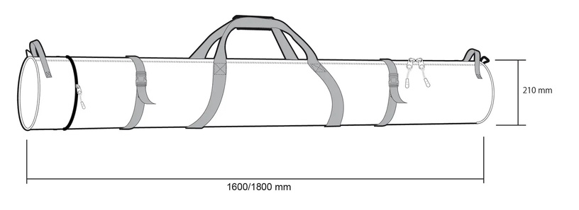 Seadmete kott Rossignol Electra Extendable Ski Bag