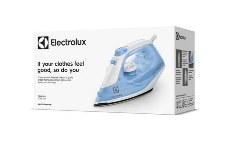Утюг Electrolux EDB1730, синий/белый