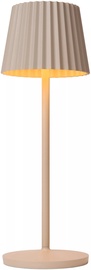 Välitingimustes kasutatav lauavalgusti Lucide Justine, 2W, LED, IP54, kreemjasvalge, 13.5 cm x 38 cm