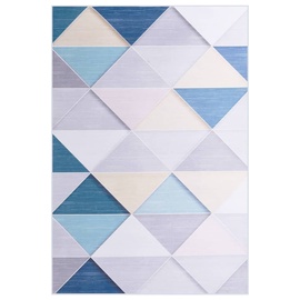 Ковер VLX Printed Rug Multicolour 325350, синий, 200 см x 140 см