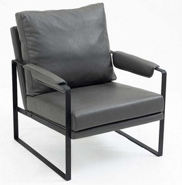 Atzveltnes krēsls Focus Buffalo 06, pelēka, 70 cm x 74 cm x 80 cm