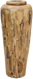 Ваза VLX Solid Teak Wood 285209, 1000 мм