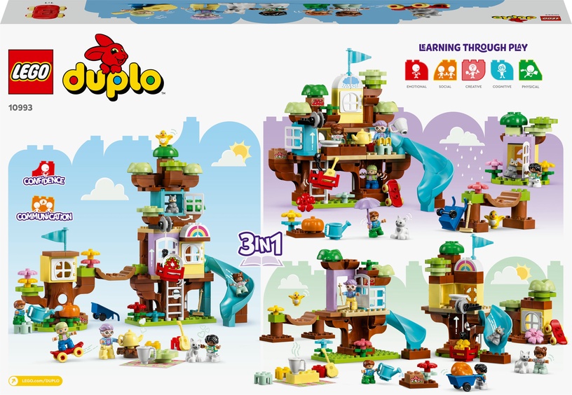 Konstruktor LEGO® DUPLO® Kolm-ühes metsamajake 10993, 126 tk