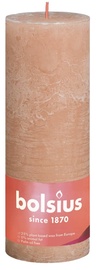 Žvakė, cilindrinė Bolsius Shine Misty Pink, 85 h, 190 mm x 68 mm, 4 vnt.