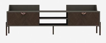 TV-laud Kalune Design Linea, hall/tumepruun, 180 cm x 45 cm x 58 cm