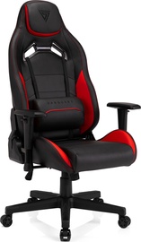 Игровой стул SENSE7 Vanguard 8148255, 66 x 58 x 124 - 132 см, черный/красный