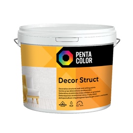 Struktuursed dispersioonvärvid Pentacolor Decor, valge, 3 l