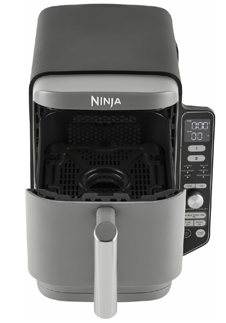 Karšto oro gruzdintuvė Ninja Double Stack XL SL400EU, juoda/pilka, 2470 W, 9.5 l - Senukai.lt Karšto oro gruzdintuvė Ninja Double Stack XL SL400EU, juoda/pilka, 2470 W, 9.5 l - Senukai.lt