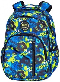 Skolas mugursoma CoolPack Base Football Green, zila/zaļa