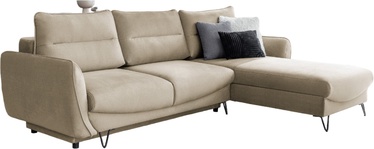 Stūra dīvāns Silva Nube 20, gaiši brūna, labais, 201 x 276 cm x 100 cm