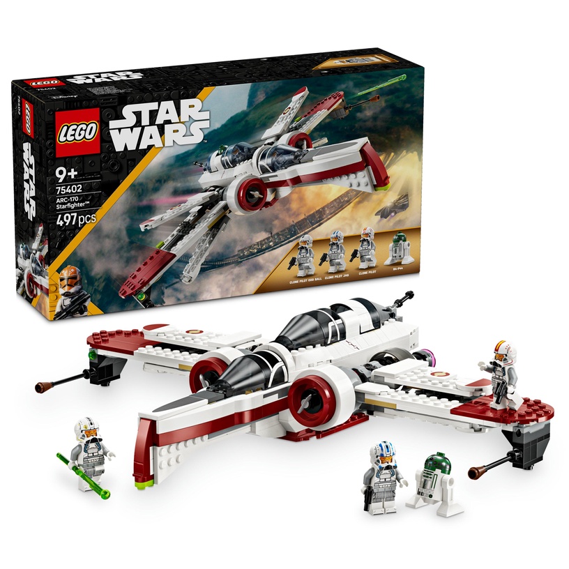 Konstruktor LEGO® Star Wars ARC-170 Starfighter™ 75402, 497 tk