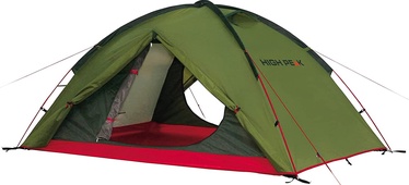 Trīsvietīga telts High Peak Woodpecker 3 LW 10195, zaļa