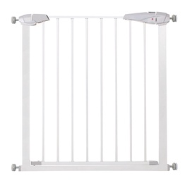 Ворота безопасности Springos Safety Gate, 92 см, 76 см, металл, белый