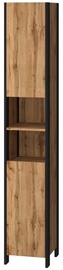 Vannitoakapp Vento Bronx Penal 35, must/tamm, 35 x 33 cm x 190 cm