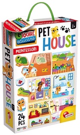 Puzle Lisciani Pet House Montessori, 28.5 cm, daudzkrāsaina