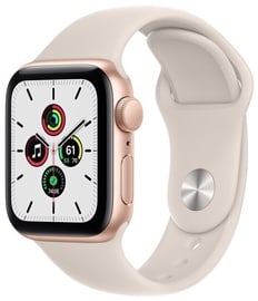 Умные часы Apple Watch SE GPS + Cellular 40mm, золотой/бежевый