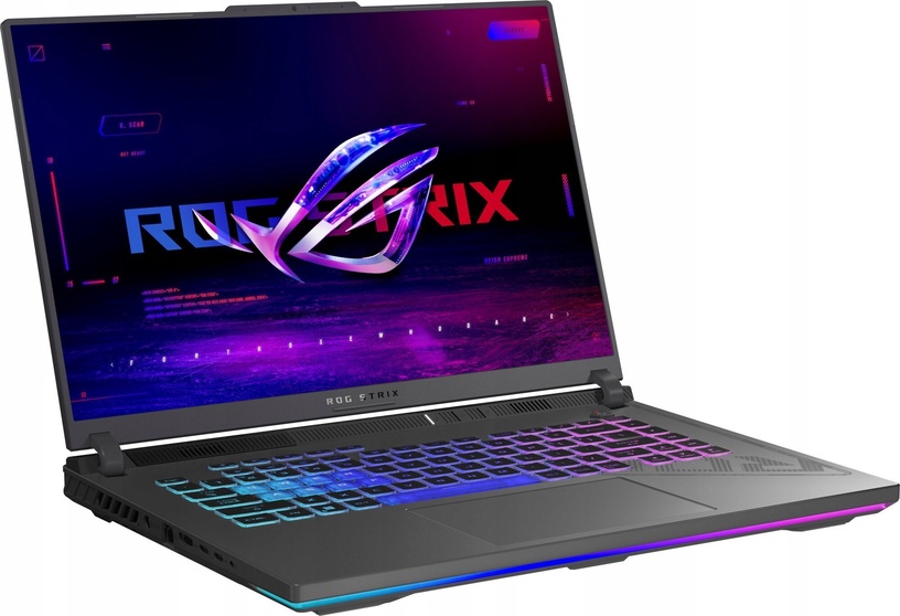 Portatīvais dators Asus ROG Strix G16 G614JV, Intel Core i7-13650HX, 16 GB, 1 TB, 16 ", NVIDIA GeForce RTX 4060, melna, en