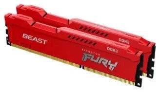 Оперативная память (RAM) Kingston Fury Beast, DDR3, 8 GB, 1866 MHz (поврежденная упаковка)
