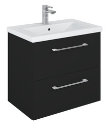 Шкафчик для ванной с раковиной Elita Cheese Plus 168519, черный, 39.7 x 61.7 см x 56.7 см
