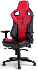 Spēļu krēsls Noblechairs Epic Spider Man Edition, 46 x 57 x 129 - 139 cm, melna/sarkana