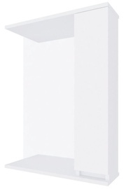 Шкаф для ванной Vento Mira 50, белый, 17 x 55 см x 74 см