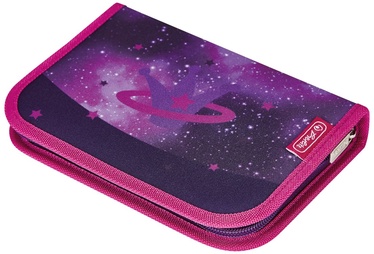 Пенал Herlitz Galaxy Princess, фиолетовый