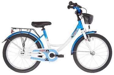 Детский велосипед Vermont Kapitan, синий/белый, 18″