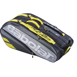 Спортивная сумка Babolat Pure Aero VS X9, черный/желтый/серый