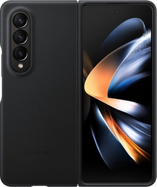Чехол Samsung Leather Cover, Samsung Galaxy Fold 4, черный