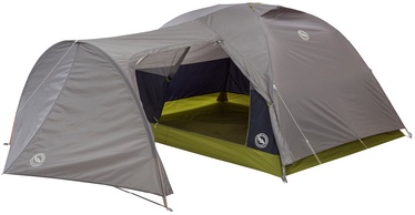 Trīsvietīga telts Big Agnes Blacktail 3 Hotel Bikepack, pelēka