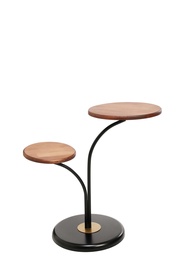 Журнальные столики Kalune Design 1030-6, коричневый/черный, 35 см x 35 см x 62 см