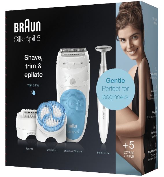 Epilators Braun Silk Epil 5 SE5815, balta