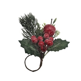 Kunstoks Christmas Touch, punane/roheline, 150 mm