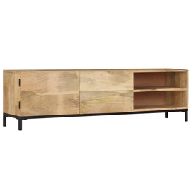 TV-laud VLX Solid Mango Wood, pruun, 300 mm x 1450 mm x 410 mm