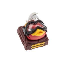 Klaviatuurikatete komplekt Ducky Rocket, punane/kollane