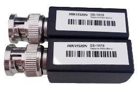 Адаптер Hikvision DS-1H18, 52 см, черный, 2 шт.