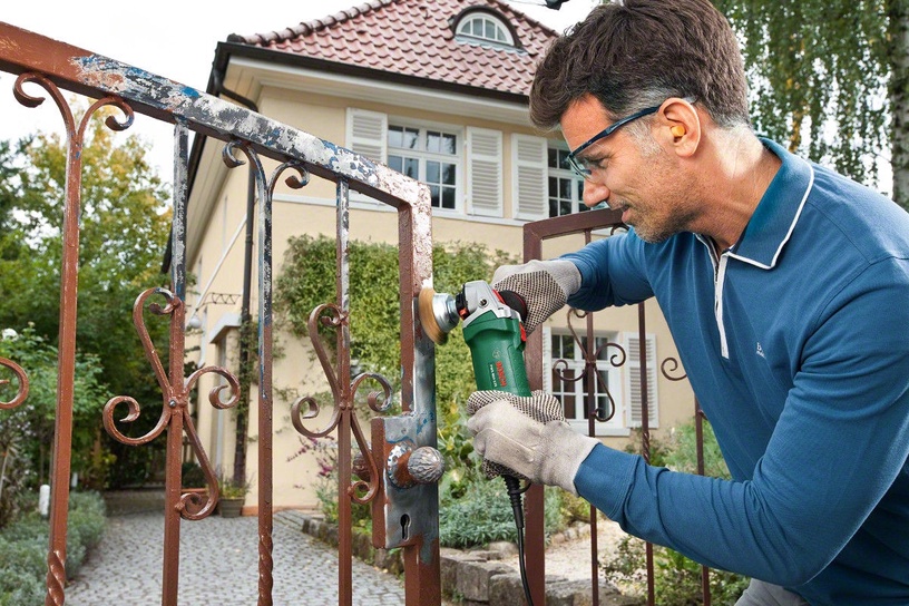 Электрическая углошлифовальная машина Bosch PWS 850-125, 850 Вт