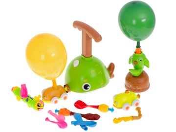 Balonu piepūšanas komplekts Puffer, daudzkrāsaina