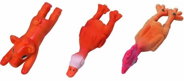 Mänguasi koerale Flamingo KF62232, punane/kollane/oranž/roosa, 13 cm