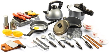 Mänguköögi tarbed, köögi mänguasjad, köögi tehnika komplekt EcoToys Home Kitchen Play Set, must/hall