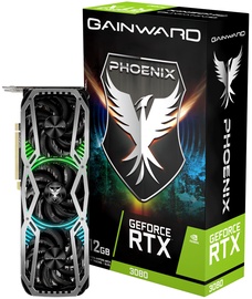 Videokarte Gainward GeForce RTX 3080 Phoenix LHR, 12 GB, GDDR6X