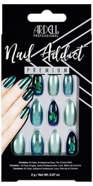 Накладные ногти Ardell Nail Addict Premium Green Glitter Chrome, 27 шт.