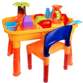 Liivakasti mänguasjade komplekt Sand And Water Table, oranž, 620 mm x 420 mm