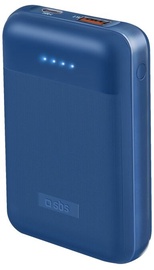 Зарядное устройство - аккумулятор SBS Power Delivery, 10000 мАч, синий
