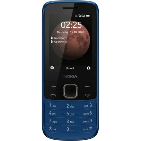 Mobilais telefons Nokia 225 4G, 128 MB, zila